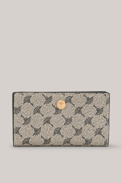 Mazzolino Diletta Belinda Wallet in Ecru/Black