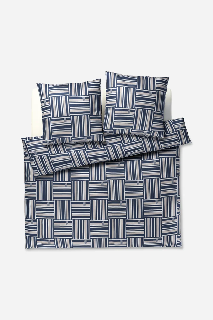 Leads to product detail page "Joop! weave bed linen, navy"