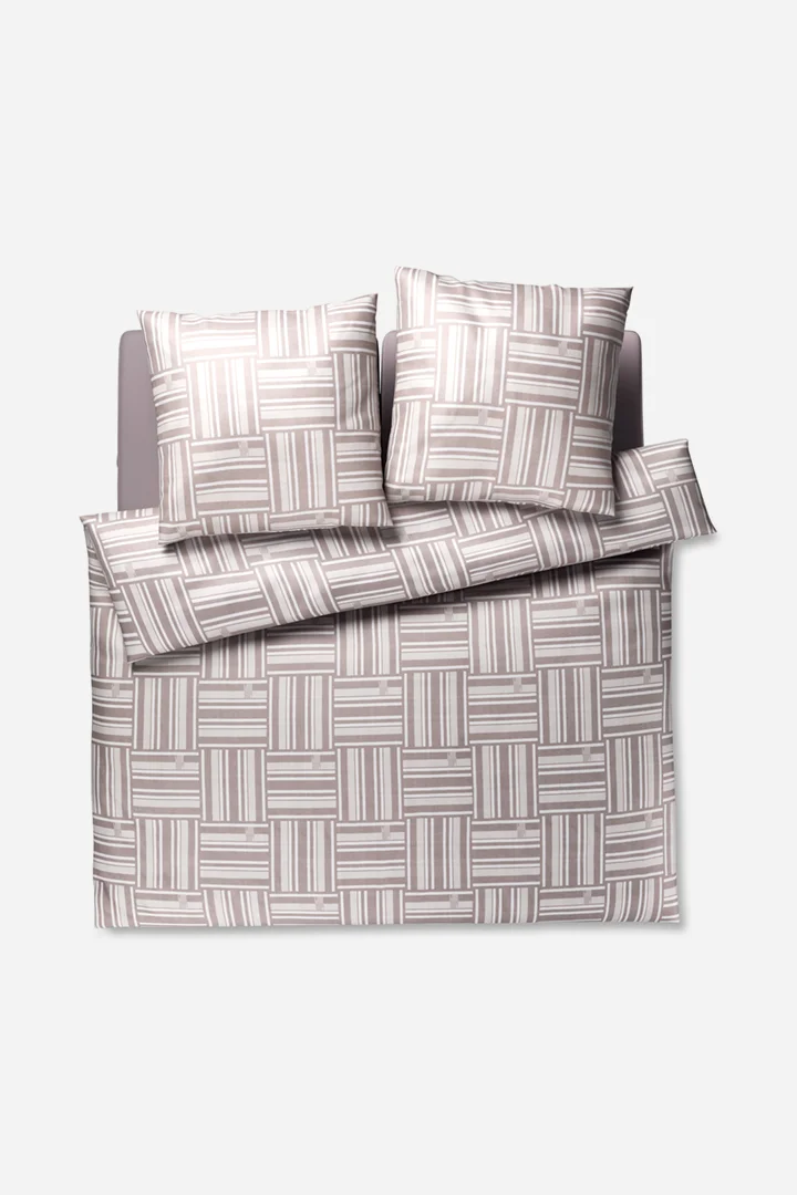 Leads to product detail page "Joop! weave bed linen, sand"