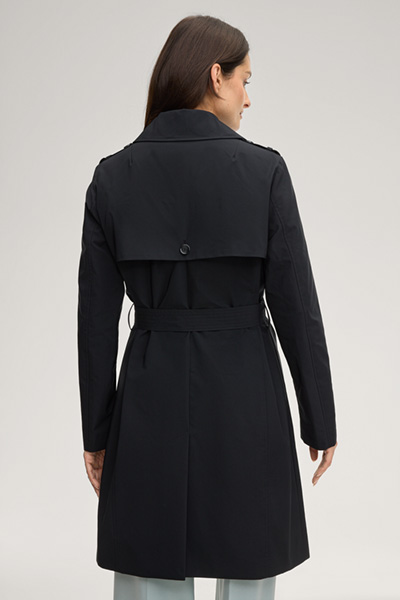 Cindy Trench Coat in Black