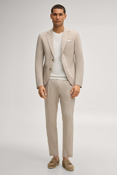 Dallas modular jacket in light beige