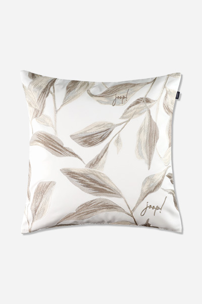 Leads to product detail page "Joop! flora decorative cushion cover 50x50 cm, natural"