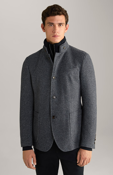 Hectar Jacket in Dark Blue Marl