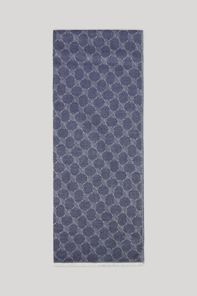 Ferdis Scarf in Navy/Silver grey