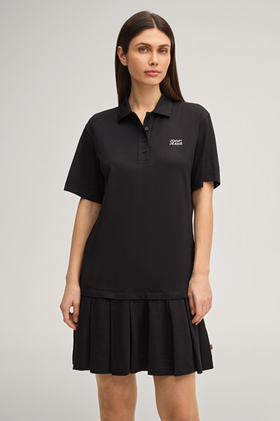 Polokleid Tadena in Schwarz