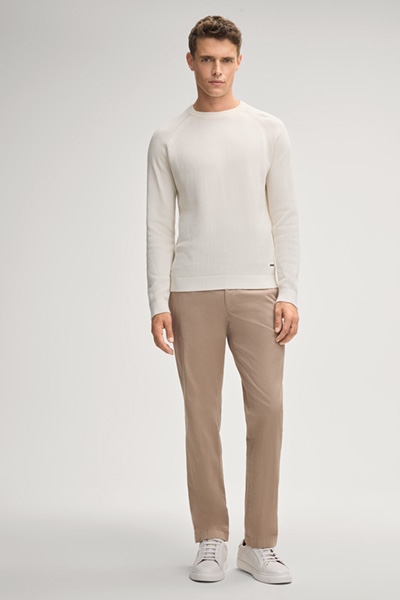 Nadion Knitted Pullover in Cream