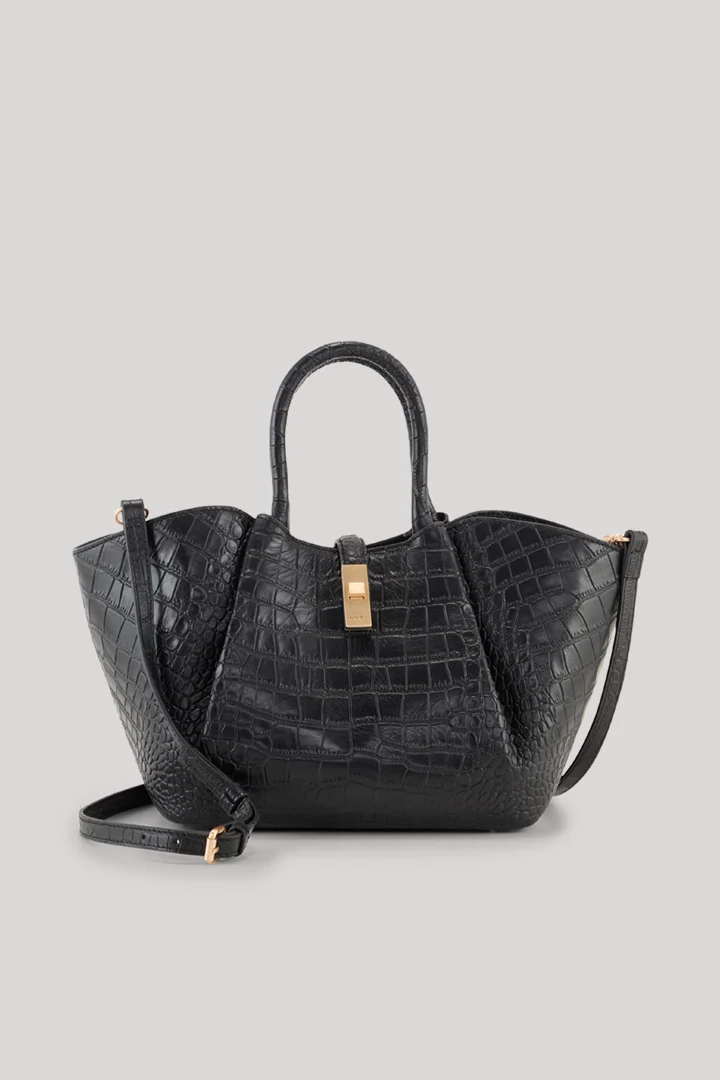 Führt zu Produktdetailseite „Handtasche Coccodrillo Sheryl in Schwarz"