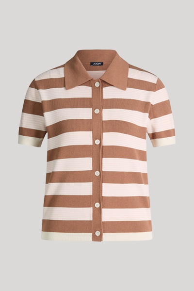 hellbraun/rosé gestreift