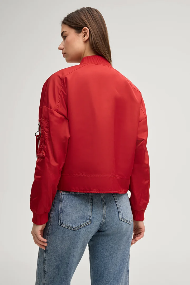 Bomberjacke Olcay in Rot