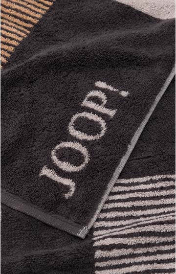 JOOP! DIVIDED SQUARES towel set in stone, 50 x 100 cm