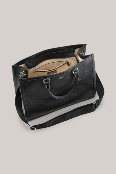 Decoro Stampa Aurelia Handbag in Black