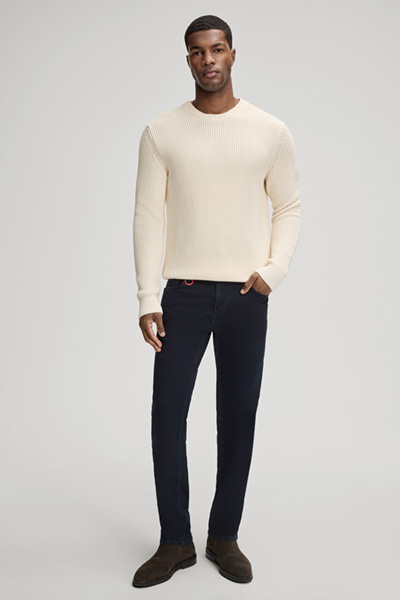 Harono Knitted Pullover in Cream