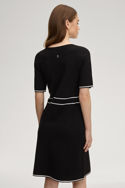 Strickkleid Kirla in Schwarz