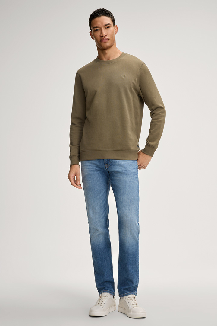 Silas Long-sleeved Top in Khaki