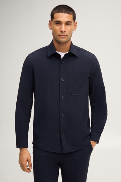 Kalan overshirt in navy
