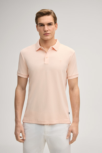 Primo polo shirt in apricot