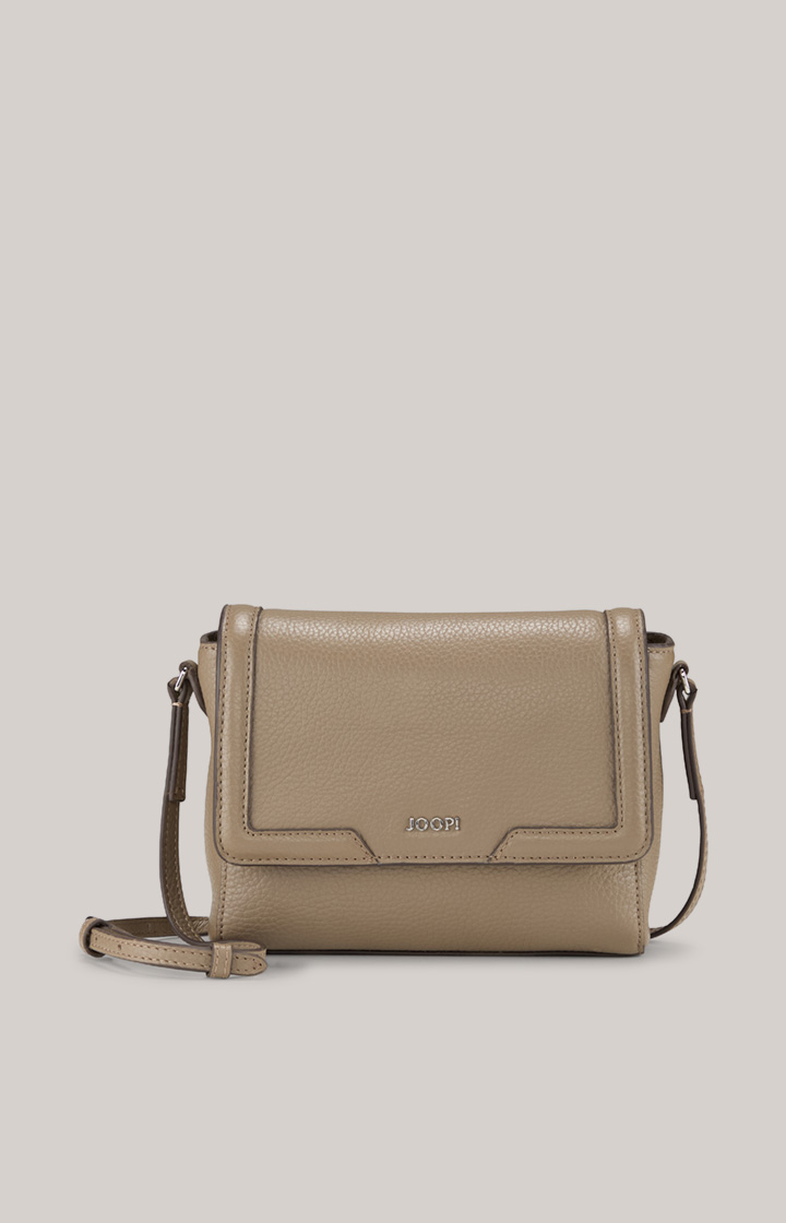 Schultertasche Giada Lorena in Taupe