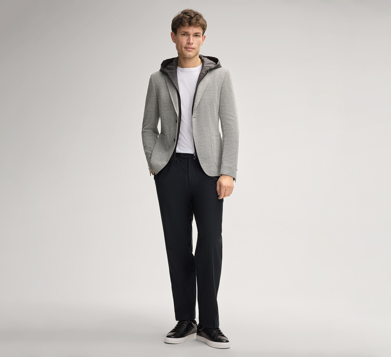 JOOP! presents the product Huntsville Jacket in Mottled Grey from the category Jackets