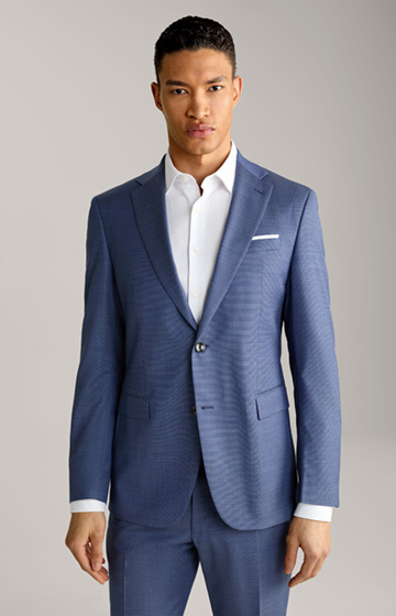 Finch Modular Jacket in a Medium Blue Pattern