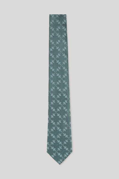 Tie in sage pattern