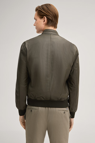 Bamor leather jacket in green