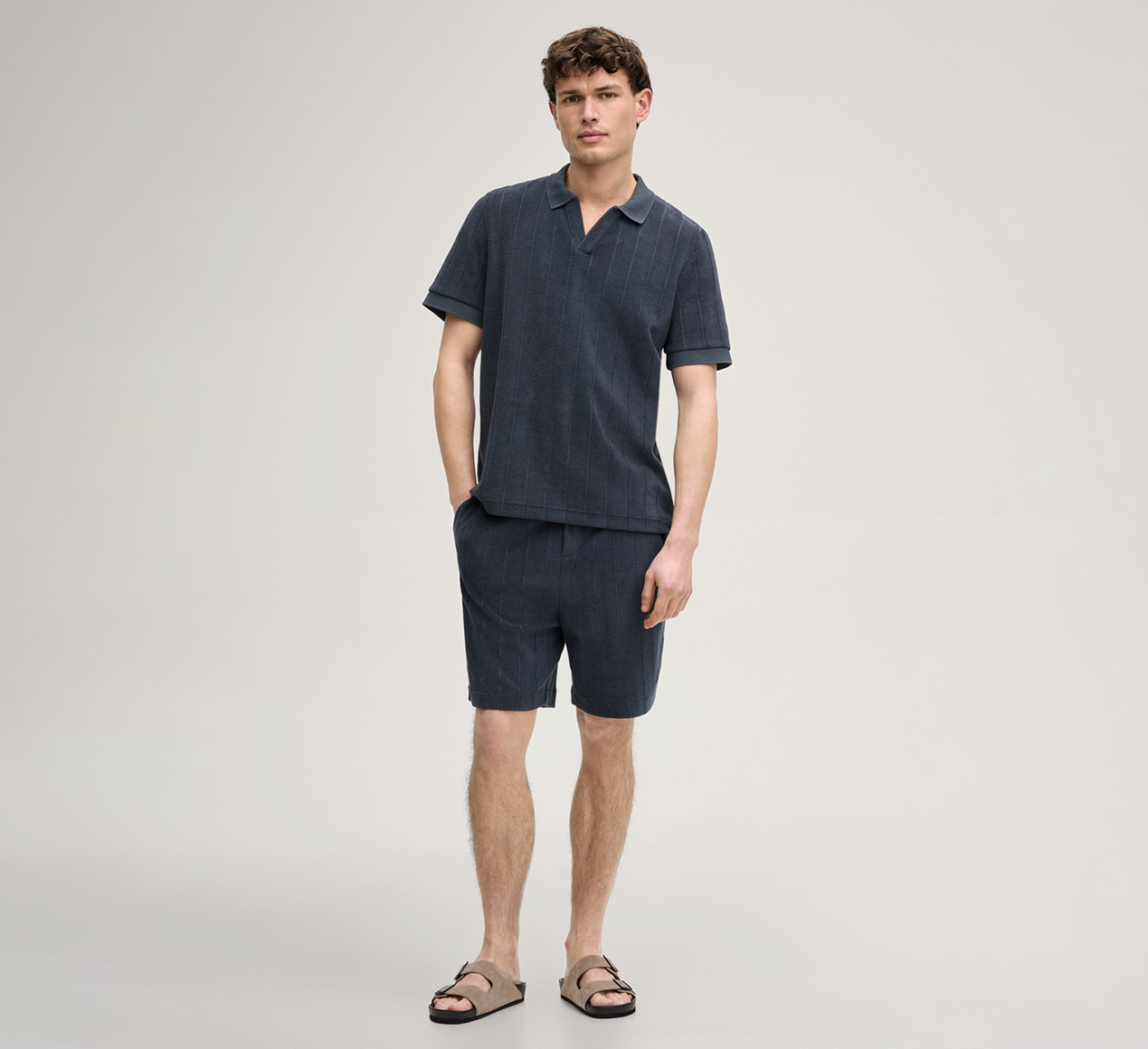 JOOP! präsentiert das Produkt Poloshirt Mohala in Navy gestreift aus der Kategorie T-Shirts & Sweats