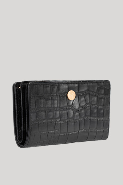 Leads to product detail page "Coccodrillo belinda purse in black"