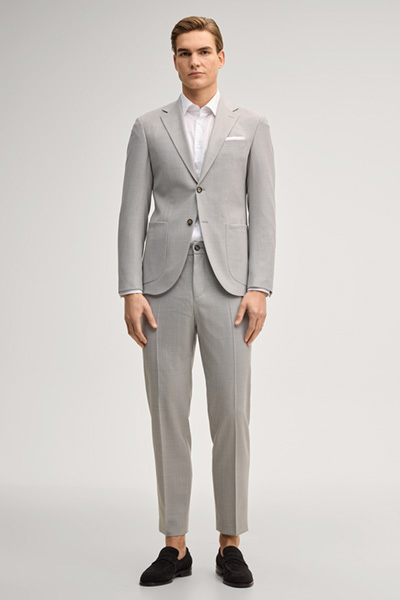 Dallas modular jacket in light grey