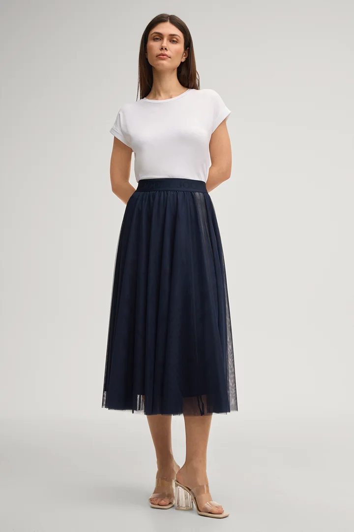 Führt zu Produktdetailseite „Tüllrock in Navy"