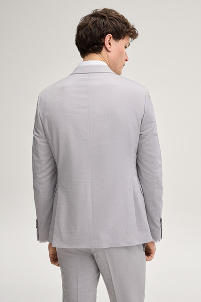 Herby Modular Wedding Jacket in Light Grey