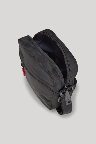 Martano Tessuto Rafael Shoulder Bag in Black