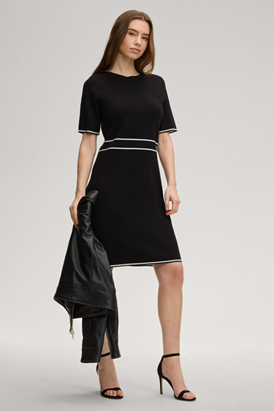 Strickkleid Kirla in Schwarz