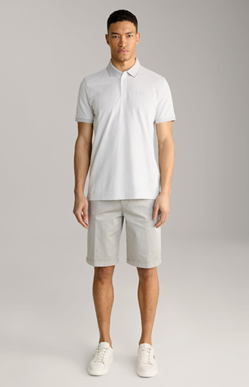Percy Polo Shirt in Light Grey