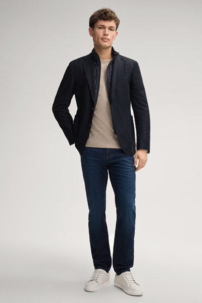 Denny Merino Wool Pullover in Beige