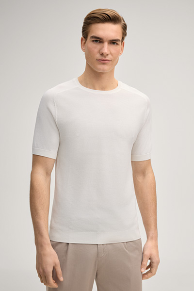 Vitor knitted shirt in off-white