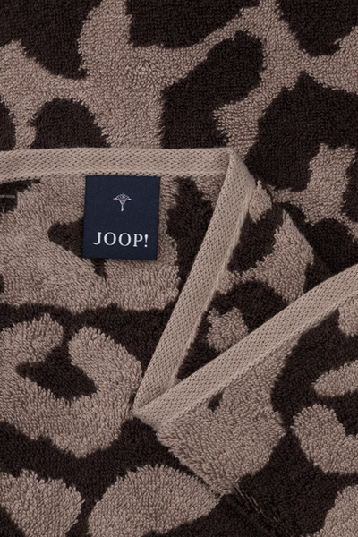 JOOP! LEO Beach Towel in Mocca, 80 x 200 cm