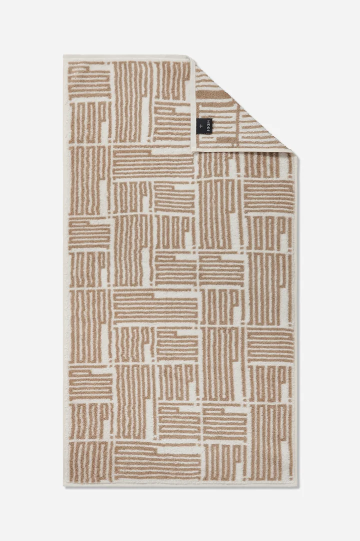 Führt zu Produktdetailseite „JOOP! BARS ALLOVER Duschtuch 80x150 cm, Creme"