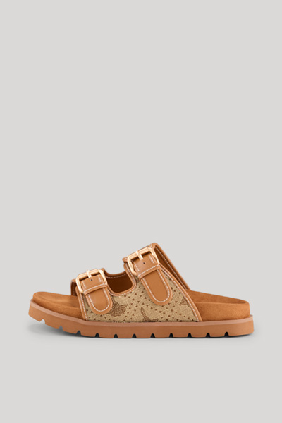 Origine Nora Cornflower Sandals in Cognac