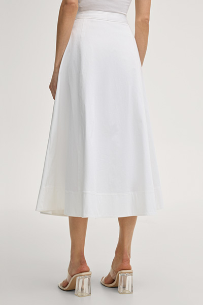 Sagira A-line Skirt in White