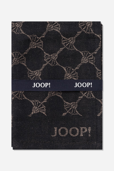 Geschirrtuch 2er Set JOOP! CUISINE CORNFLOWER in Schwarz