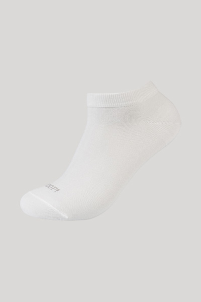 Führt zu Produktdetailseite „2-er-Pack Unisex Premium Sneaker-Socken in Weiß/Grau gemustert"