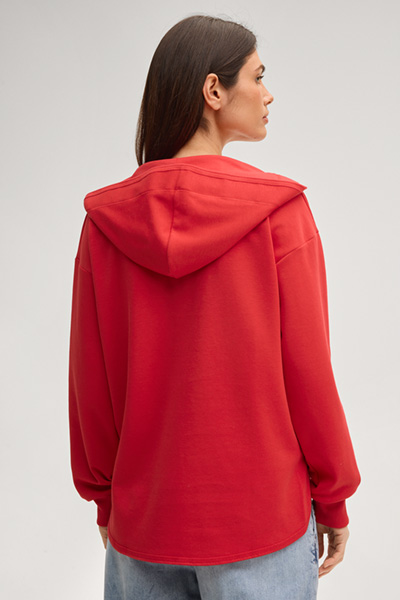 Tristani hoodie in red