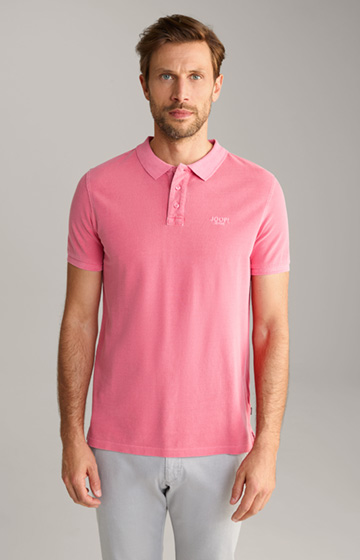 Koszulka polo Ambrosio w kolorze różowym