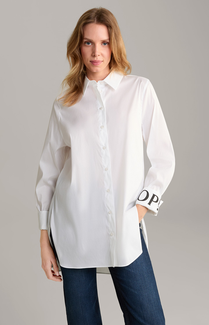 Shirt-style Blouse in White