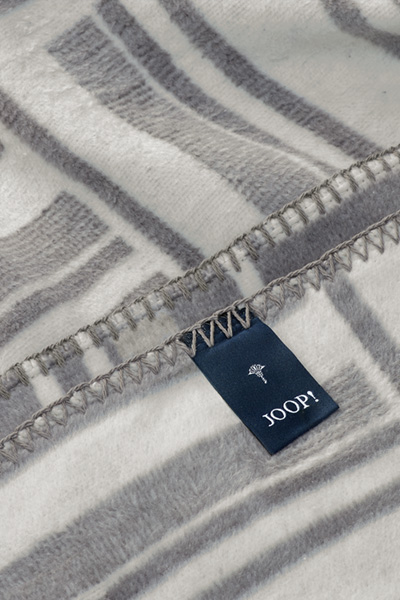 Leads to product detail page "Joop! weave throw 150x200 cm, silver"