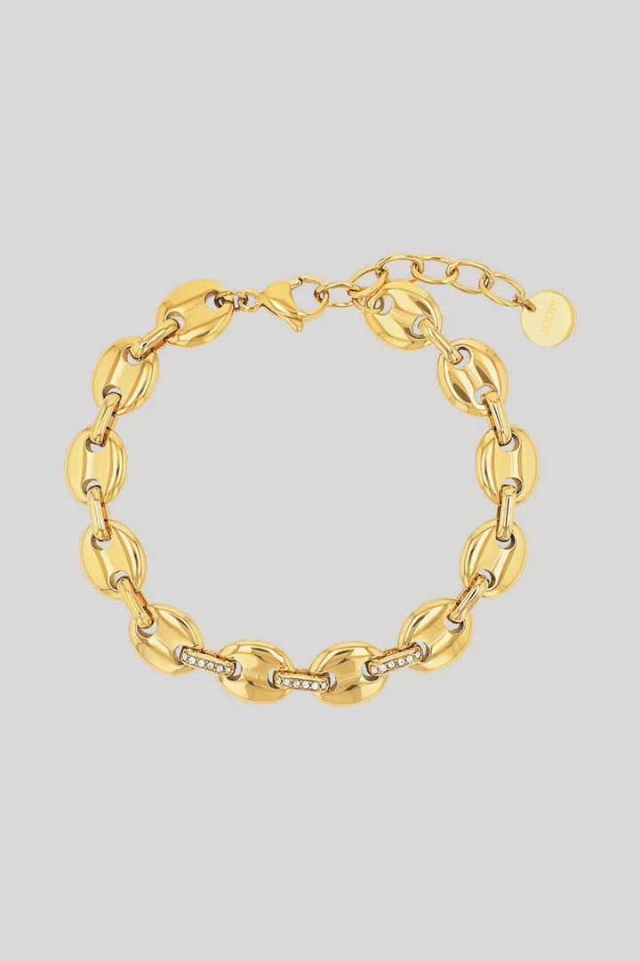Führt zu Produktdetailseite „Armband mit Preciosa in Gold"