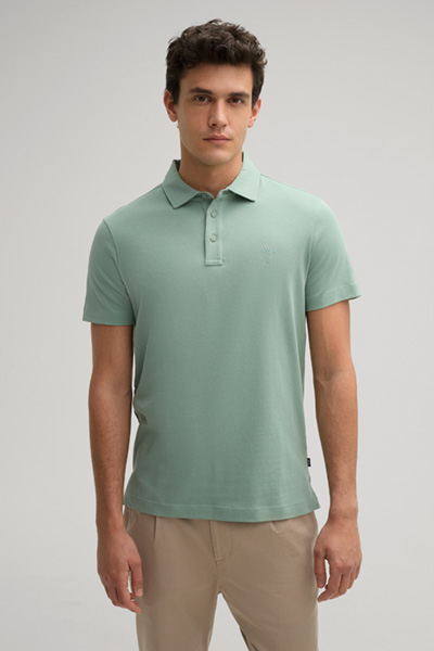 Preston Polo Shirt in Light Green