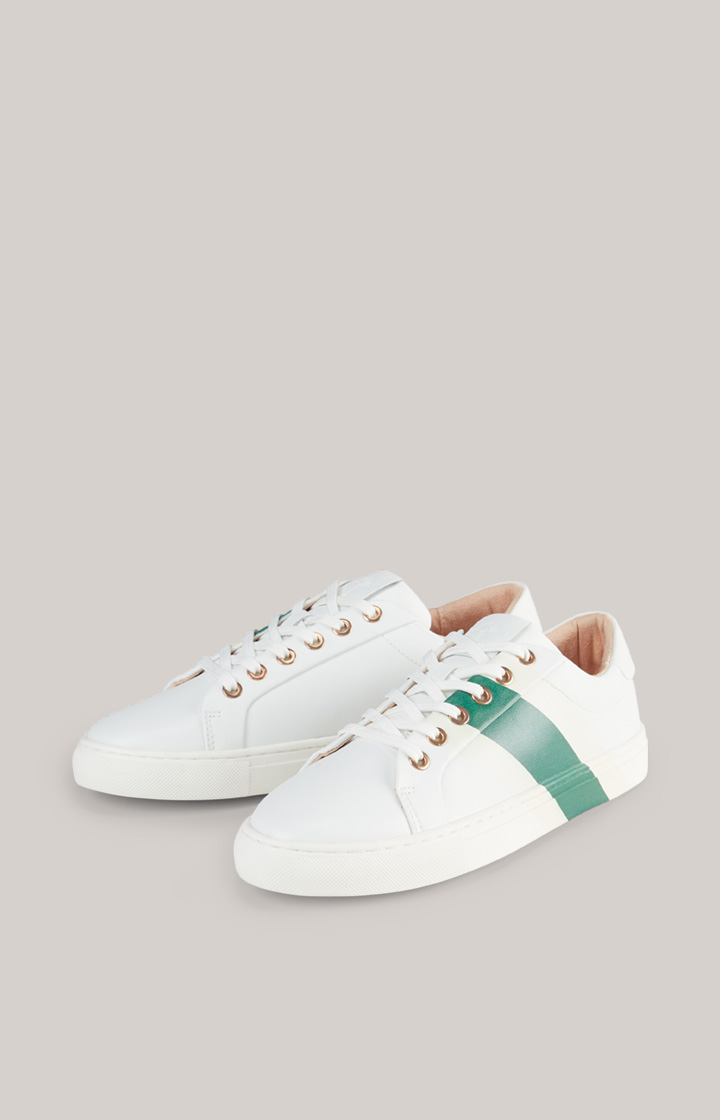 Sneakersy Tinta Due Coralie w kolorze biało-zielonym