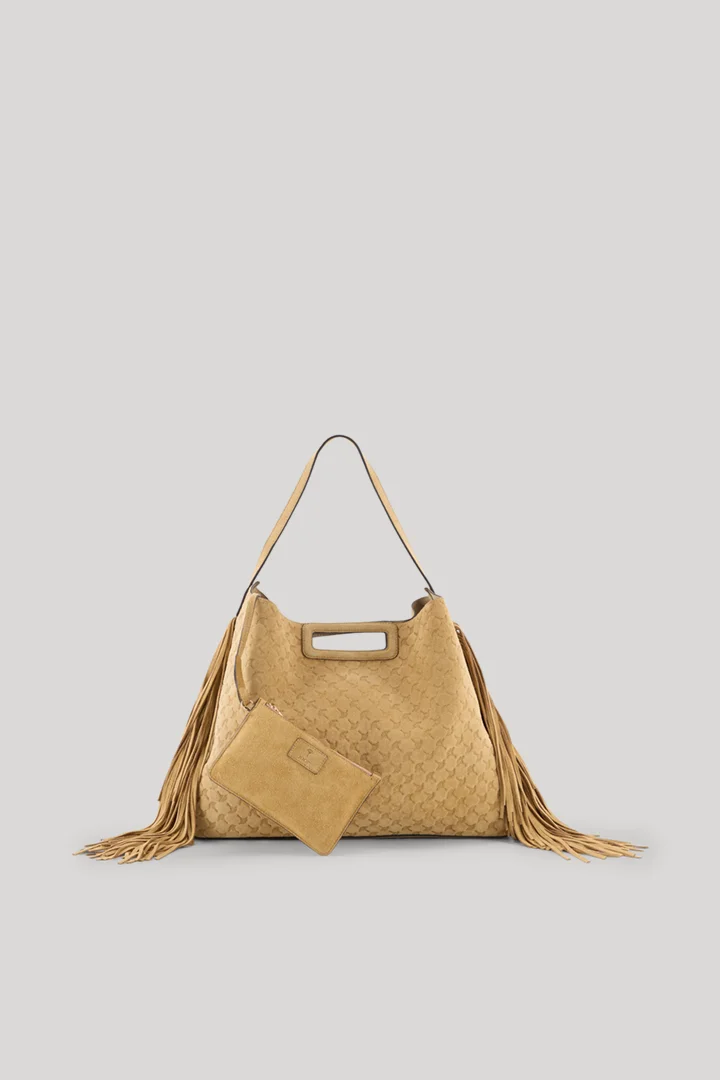 Leads to product detail page "Frangia dolce morgan handbag in brown"