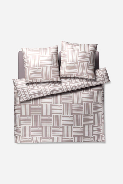Leads to product detail page "Joop! weave bed linen, sand"